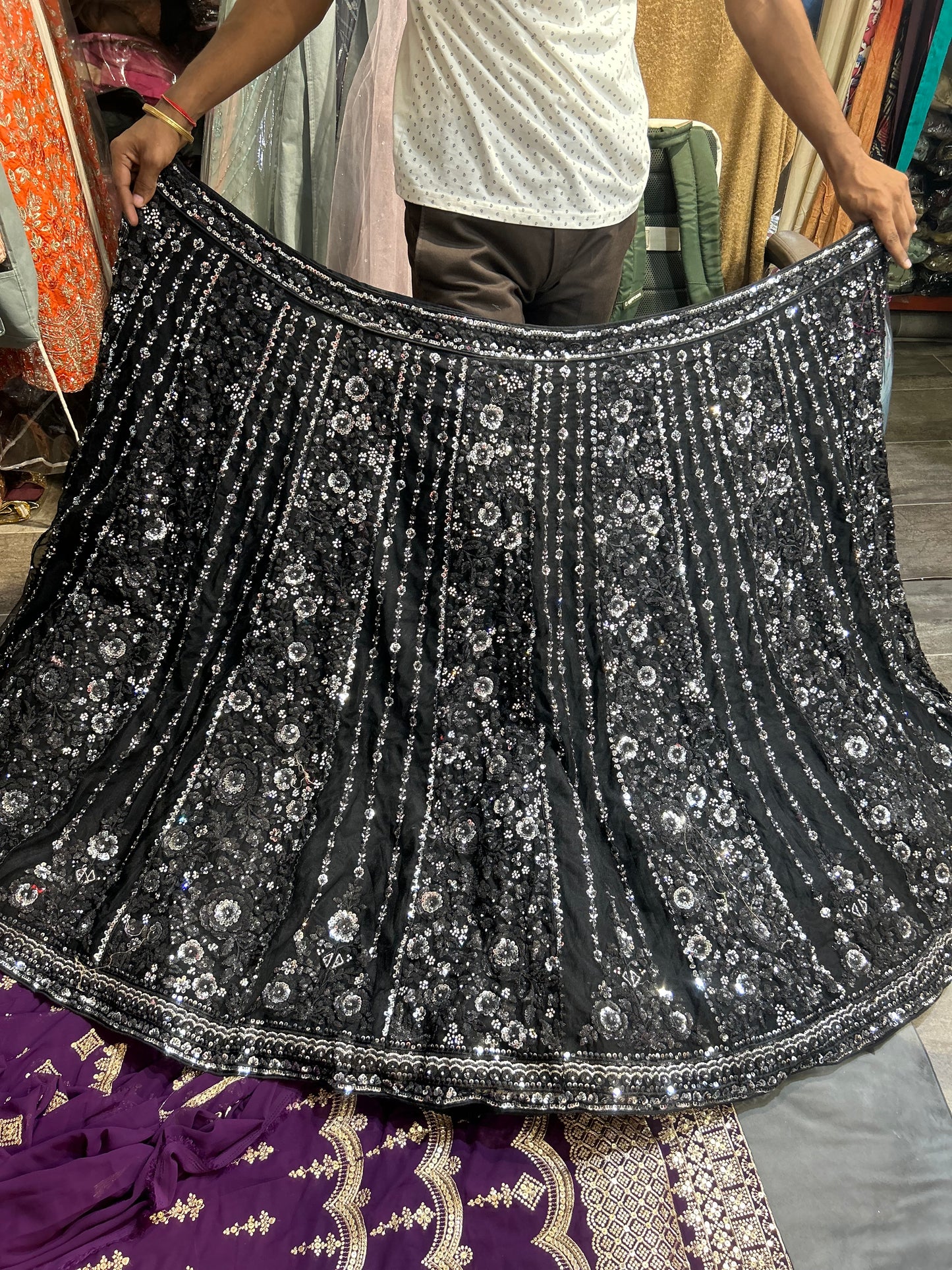 Fabulous black lehenga