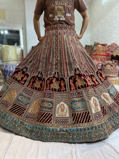 Gorgeous doli barat bridal lehenga