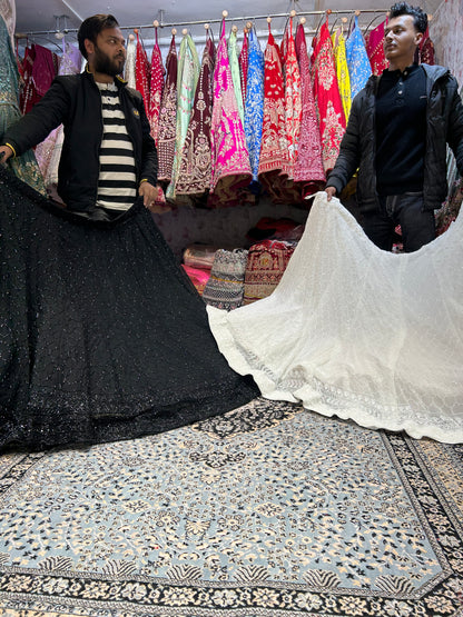 Charming black lehenga