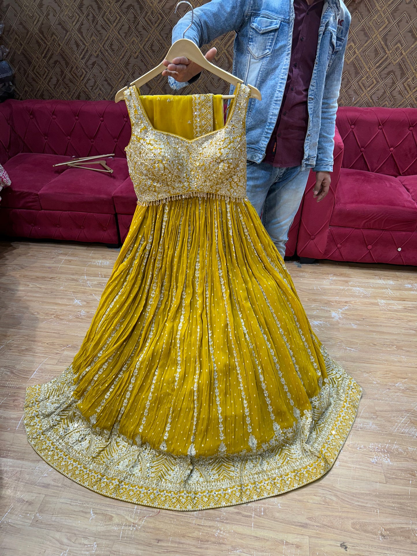 Lovely yellow Lehenga