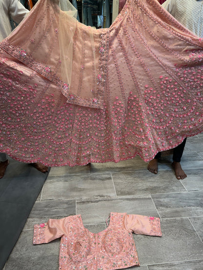 Blockbuster pink Lehenga