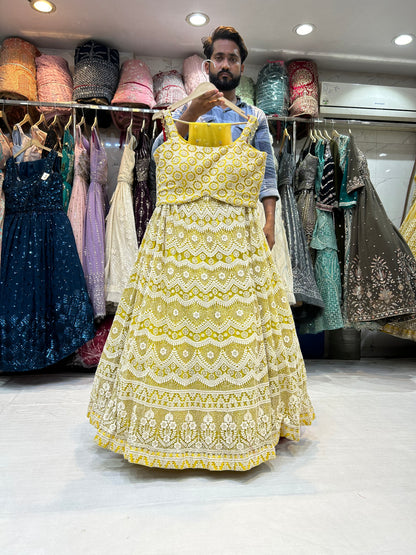 Attractive yellow Lehenga