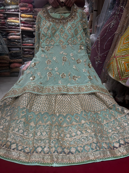 Heavy Blue Lehenga Dress