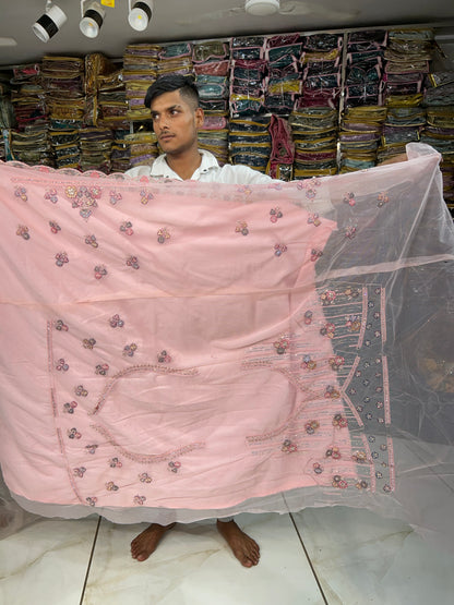 Extraordinary pink Lehenga Delhi