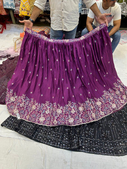 Beautiful purple lehenga