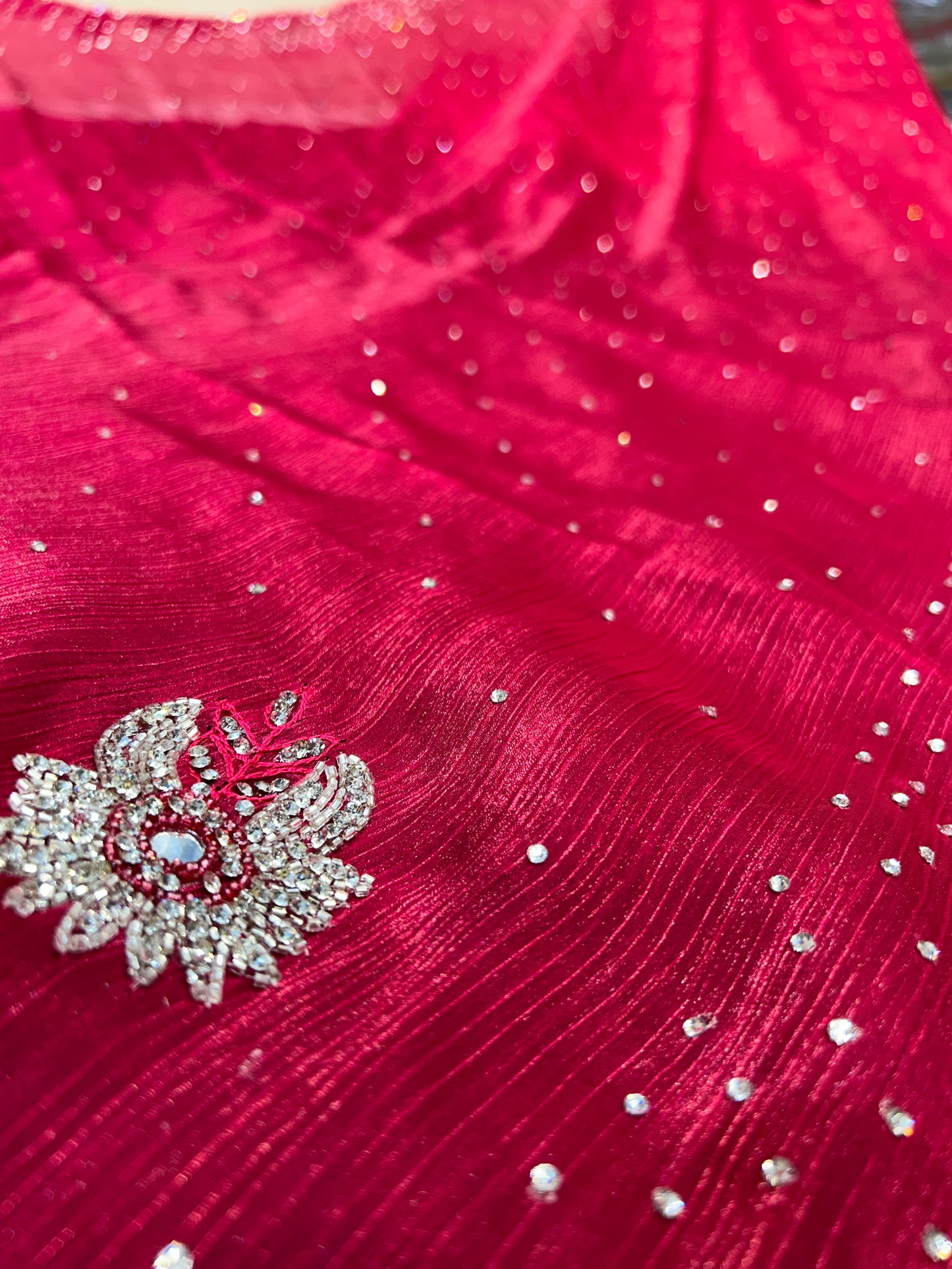 Beautiful red saree