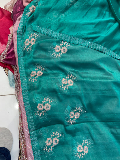 Rama Green saree