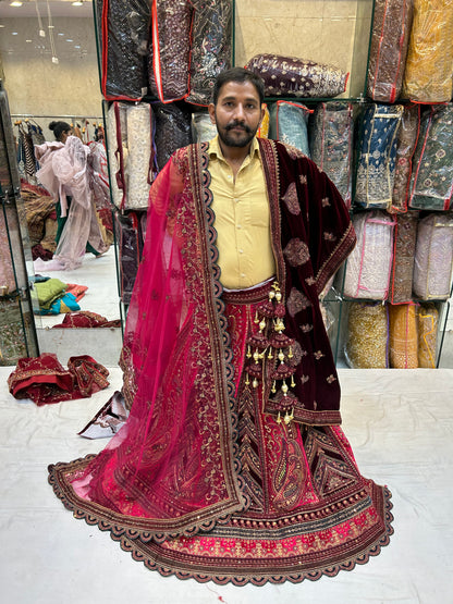 Stylish pink Lehenga 🥰