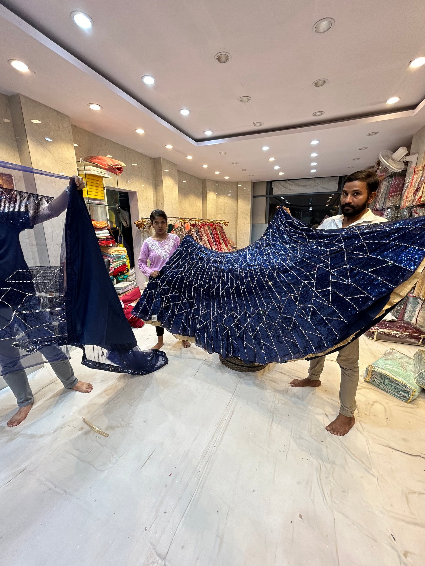 Majestic blue Lehenga