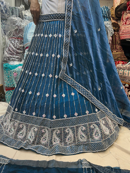 Lovely Blue Lehenga 💖