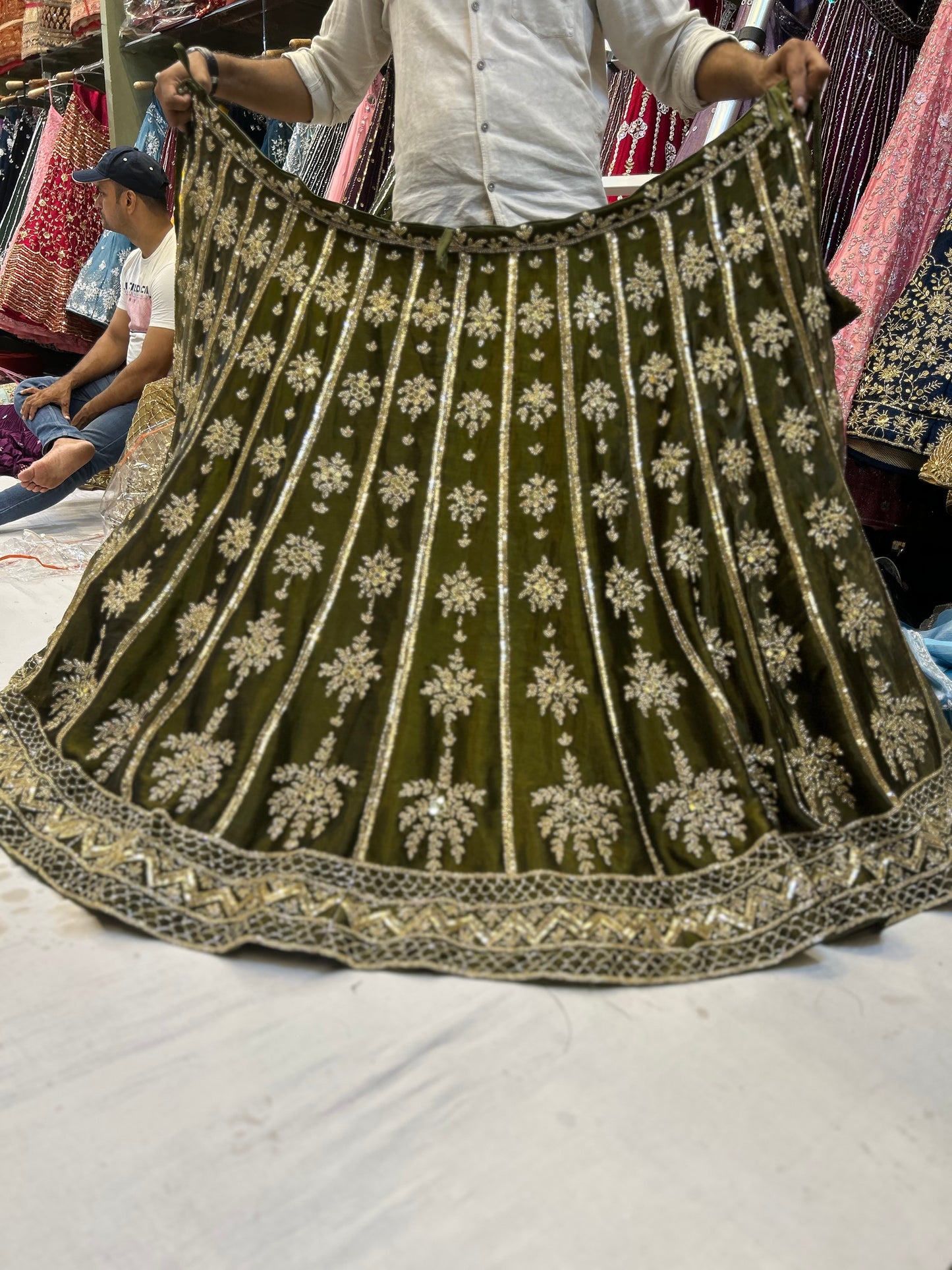 Beautiful PDP green lehenga