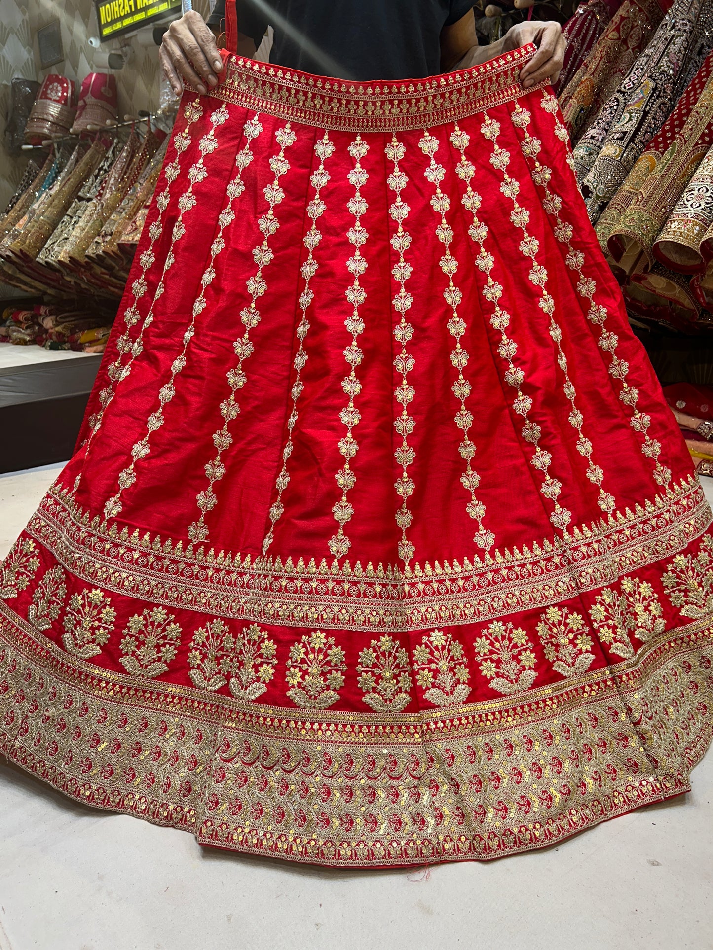 Pink Handwork Lehenga