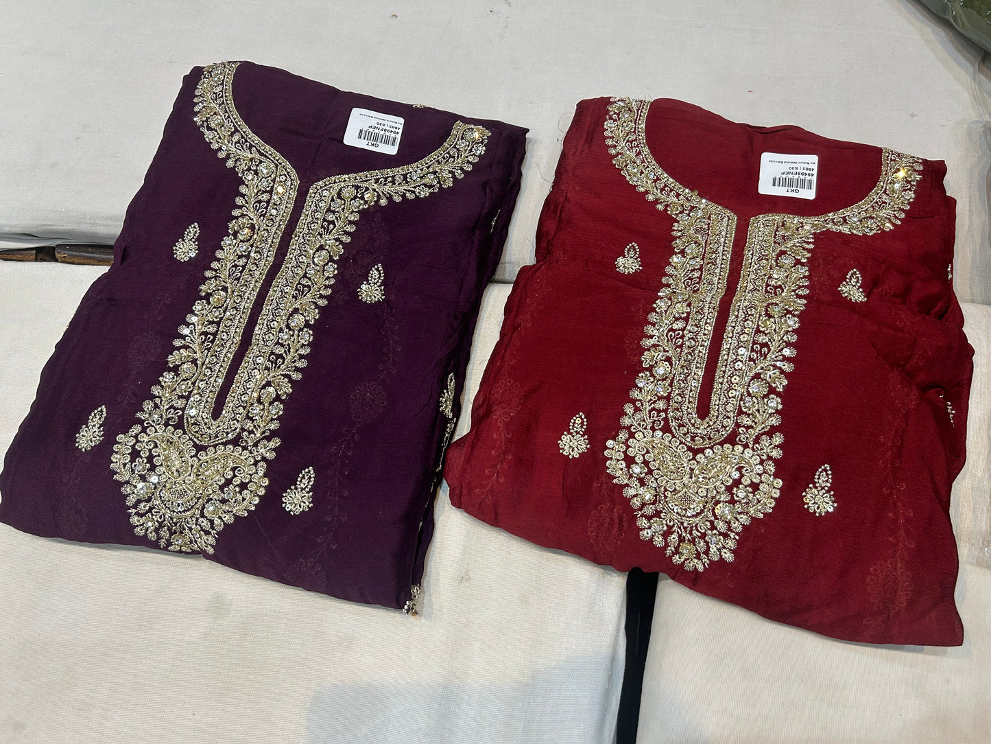 Majestic maroon ladies suit