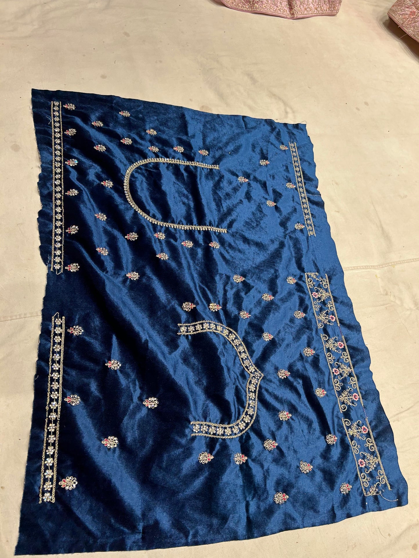 Fabulosa lehenga azul