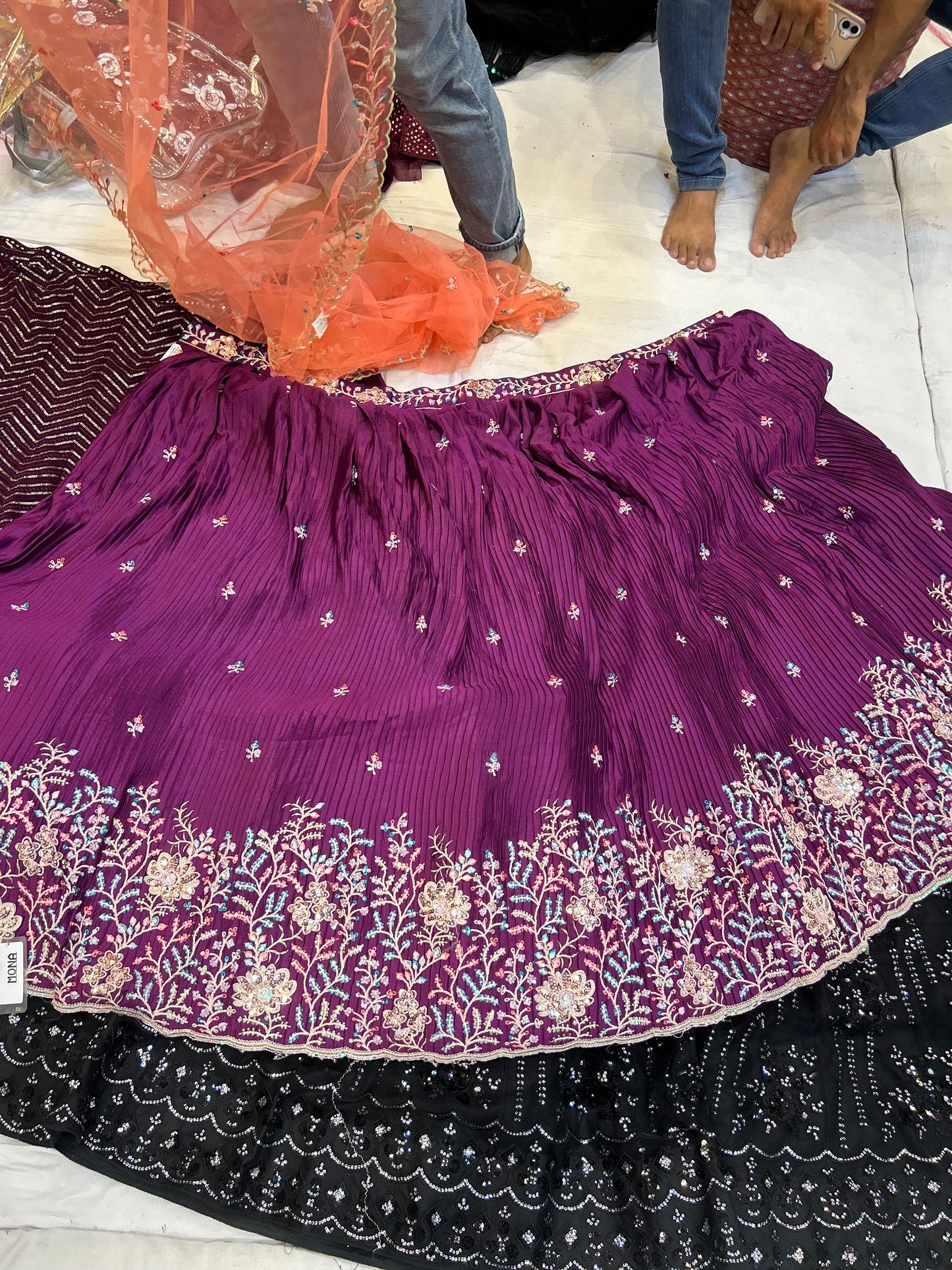 Beautiful purple lehenga