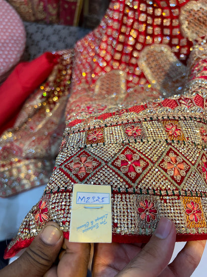 Awesome red bridal lehenga