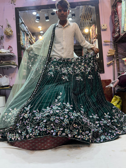 Gorgeous  Green Lehenga 🥰