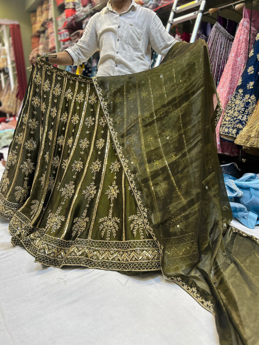 Beautiful PDP green lehenga