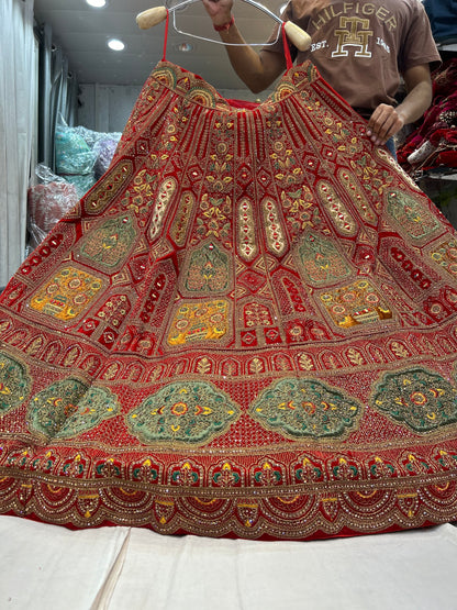 Gorgeous Pink Full Heavy lehenga