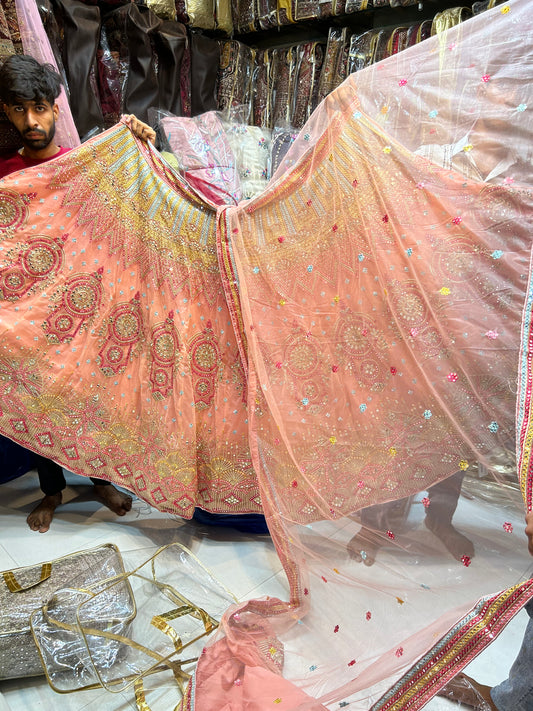 Lehenga hermosa y llamativa