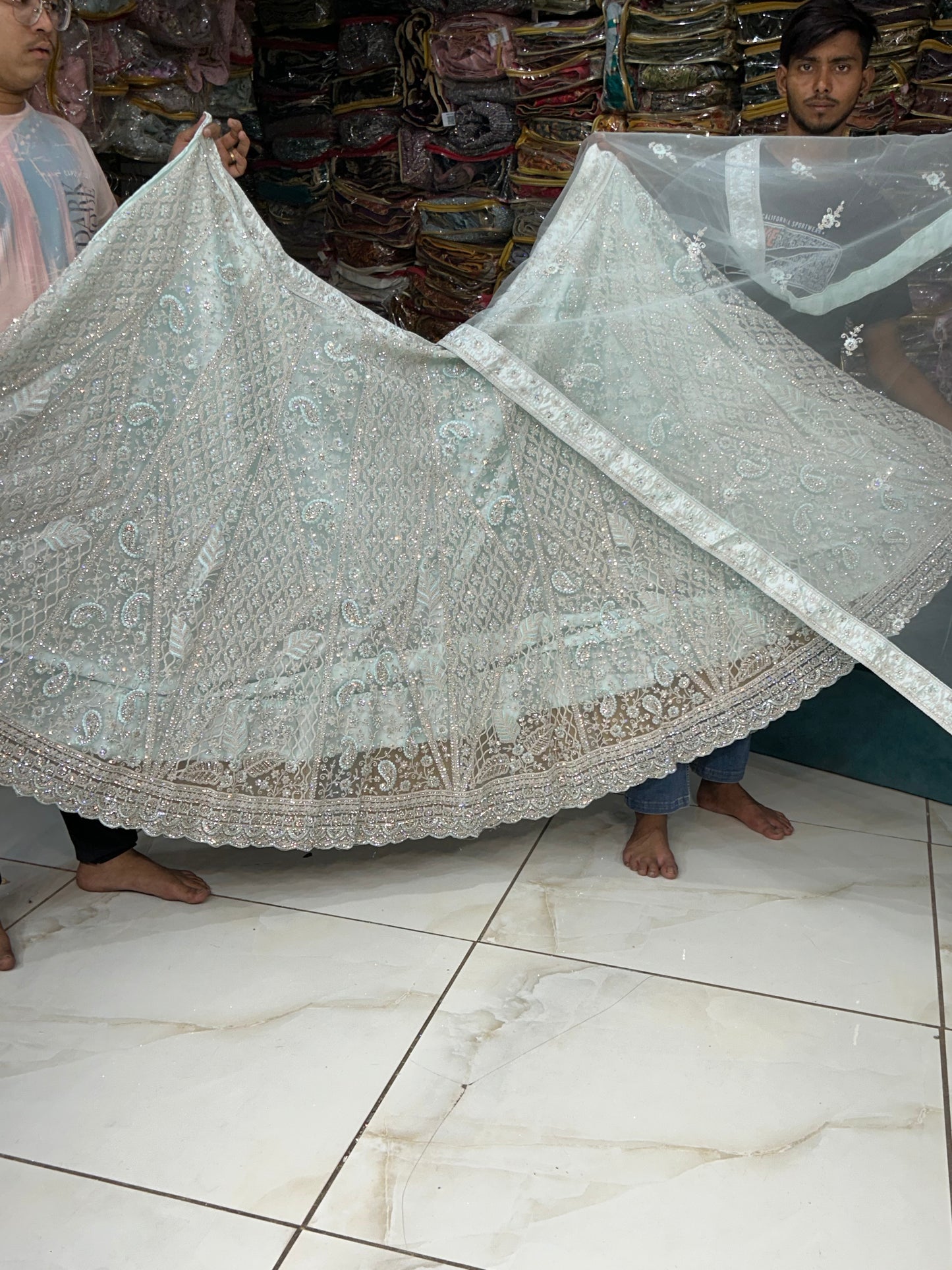 Blogbuster white Lehenga 🥰