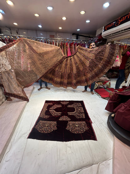 Fabulous  maroon Lehenga 🥰