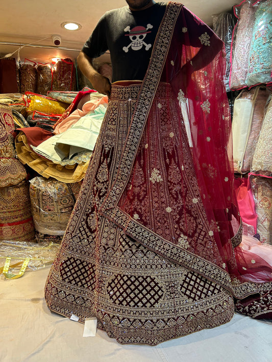 Fabulous Red Lehenga by SW GKT