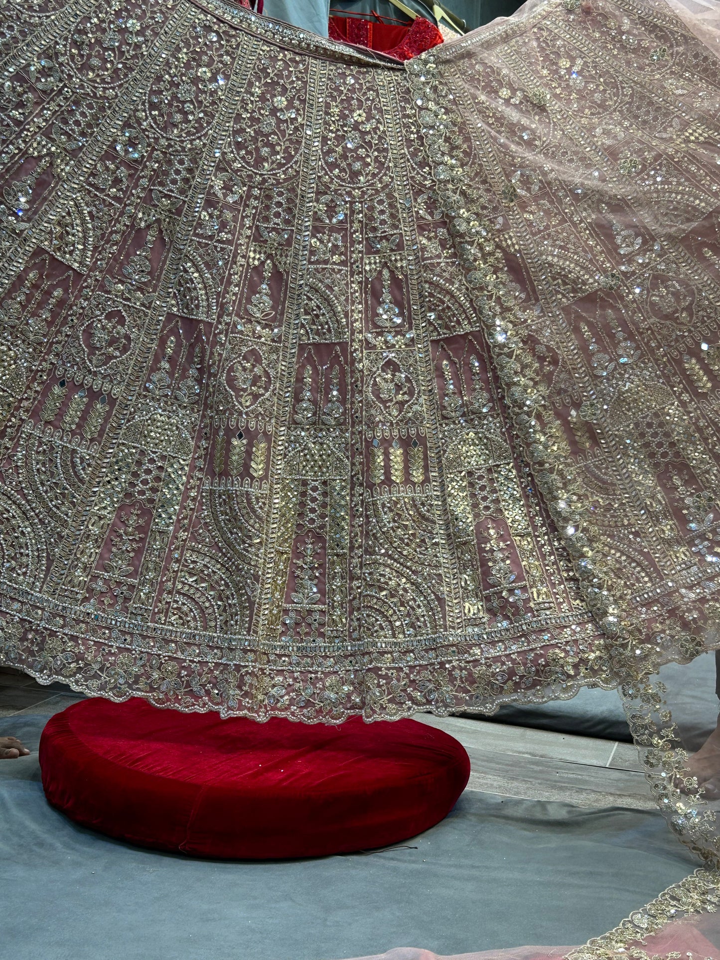 Stunning baby pink Lehenga