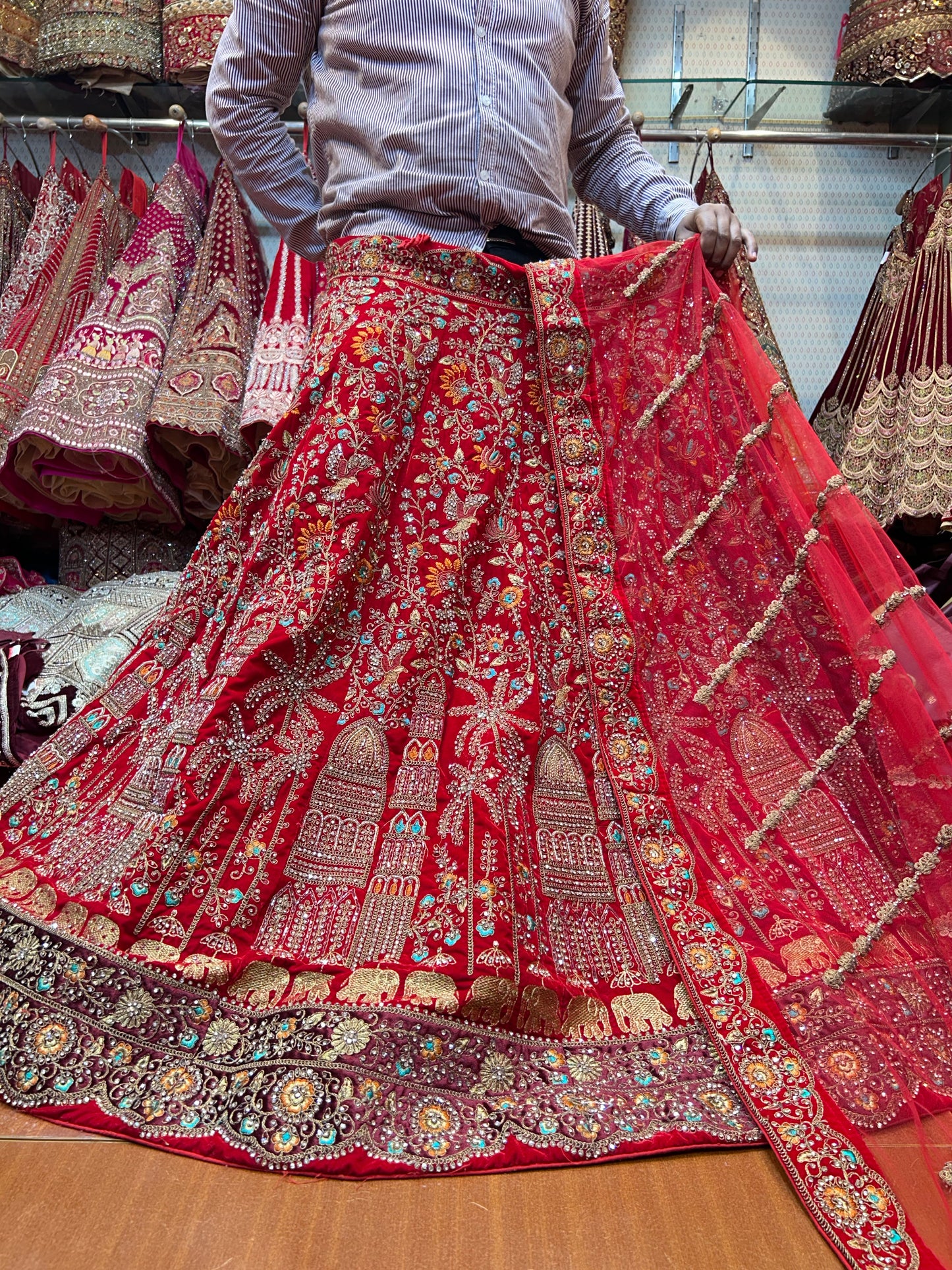 Gorgeous red Lehenga