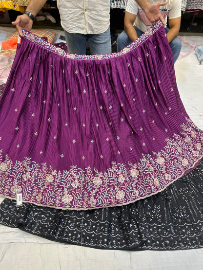 Beautiful purple lehenga