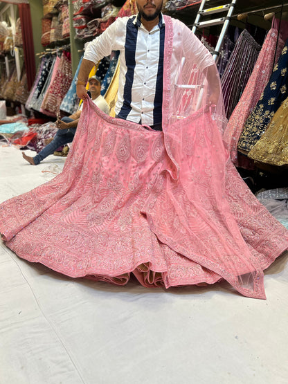 Stunning pink lehenga