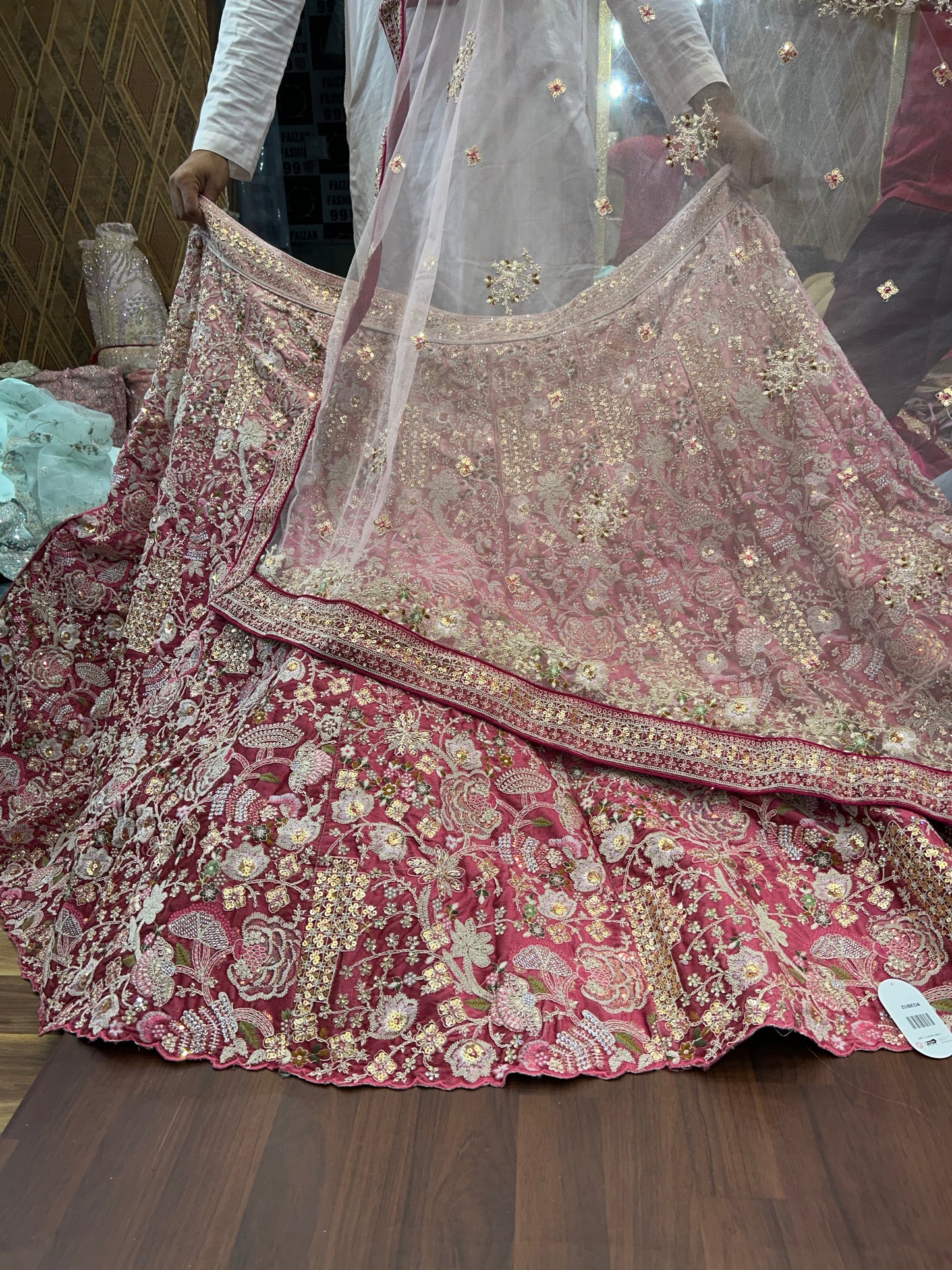 Glamorous pink lehenga