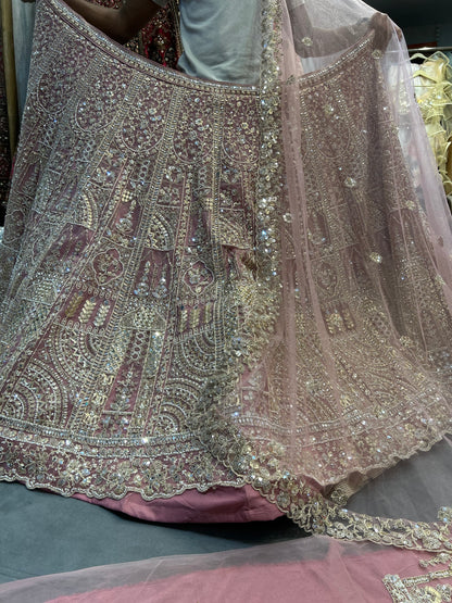 Stunning baby pink Lehenga