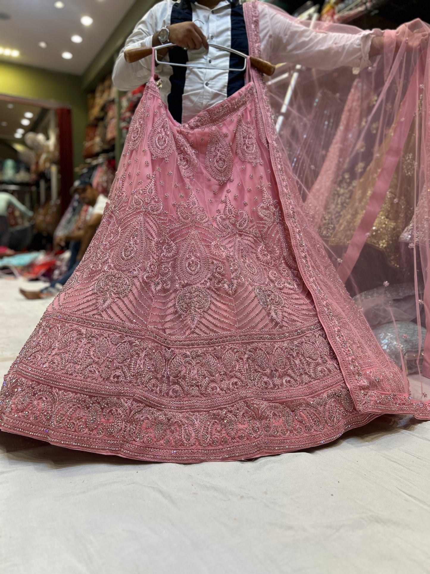 Stunning pink lehenga