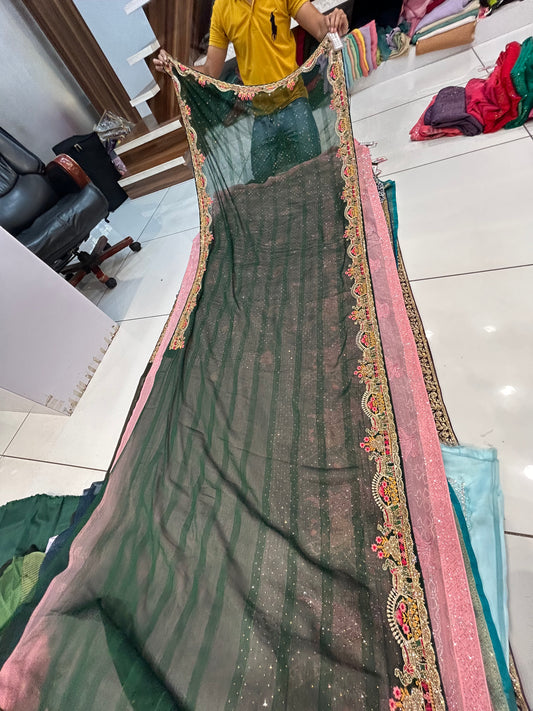 Pretty Green saree