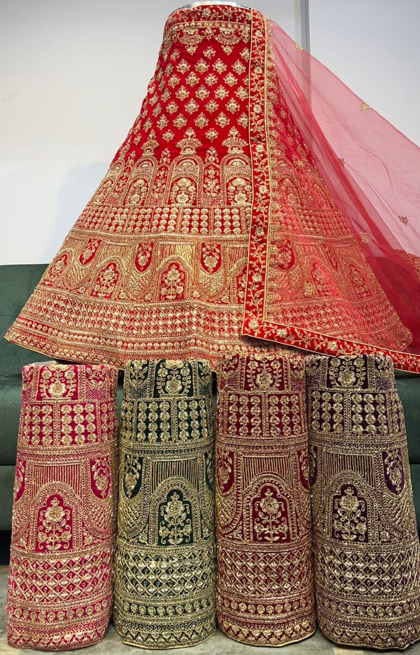 Beautiful red bridal Lehenga