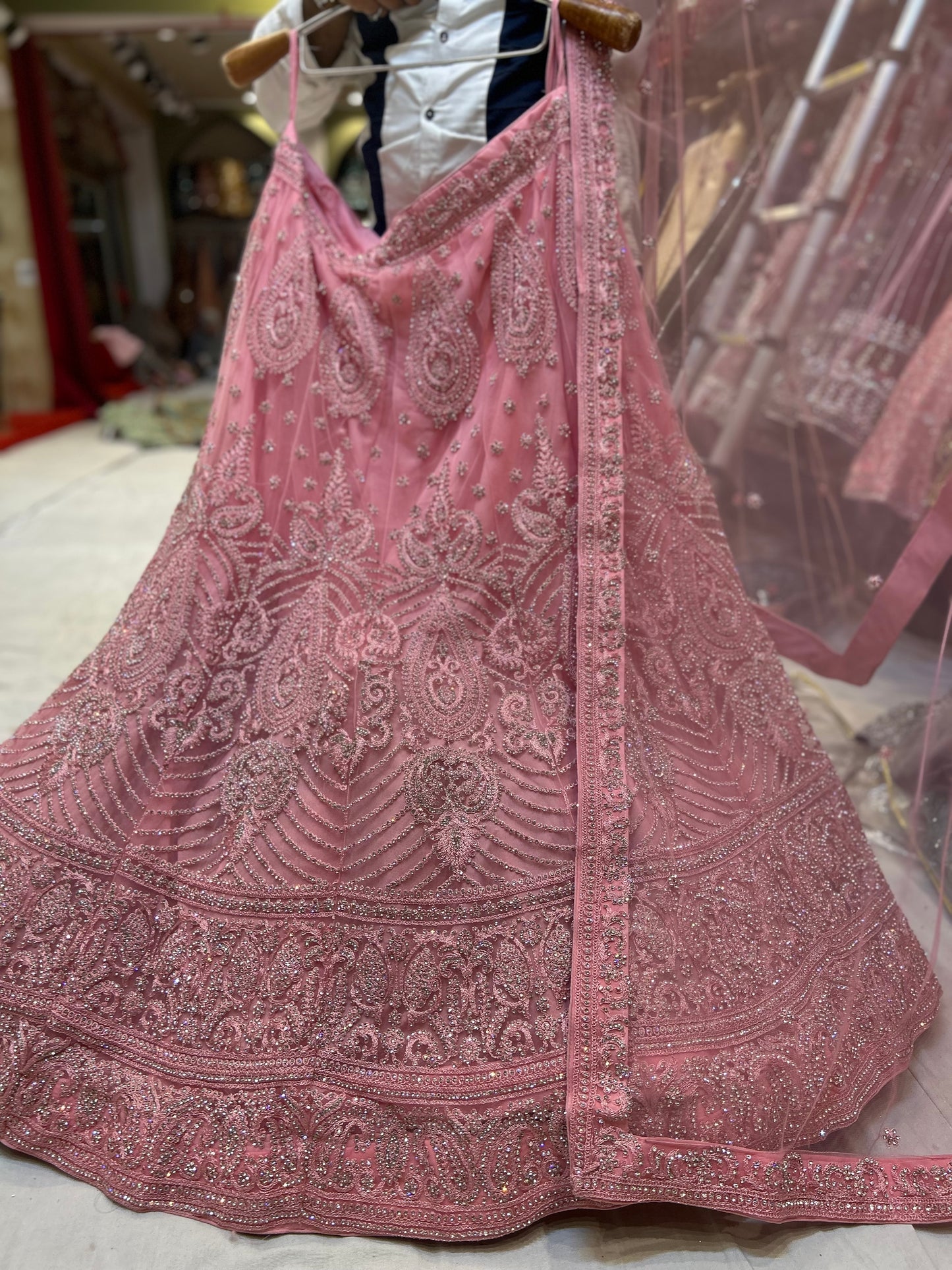 Stunning pink lehenga