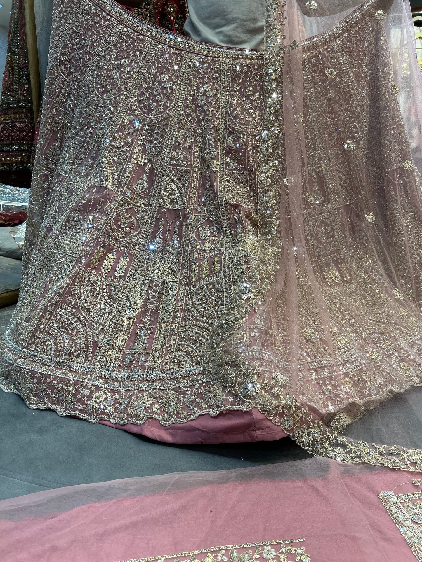 Stunning baby pink Lehenga