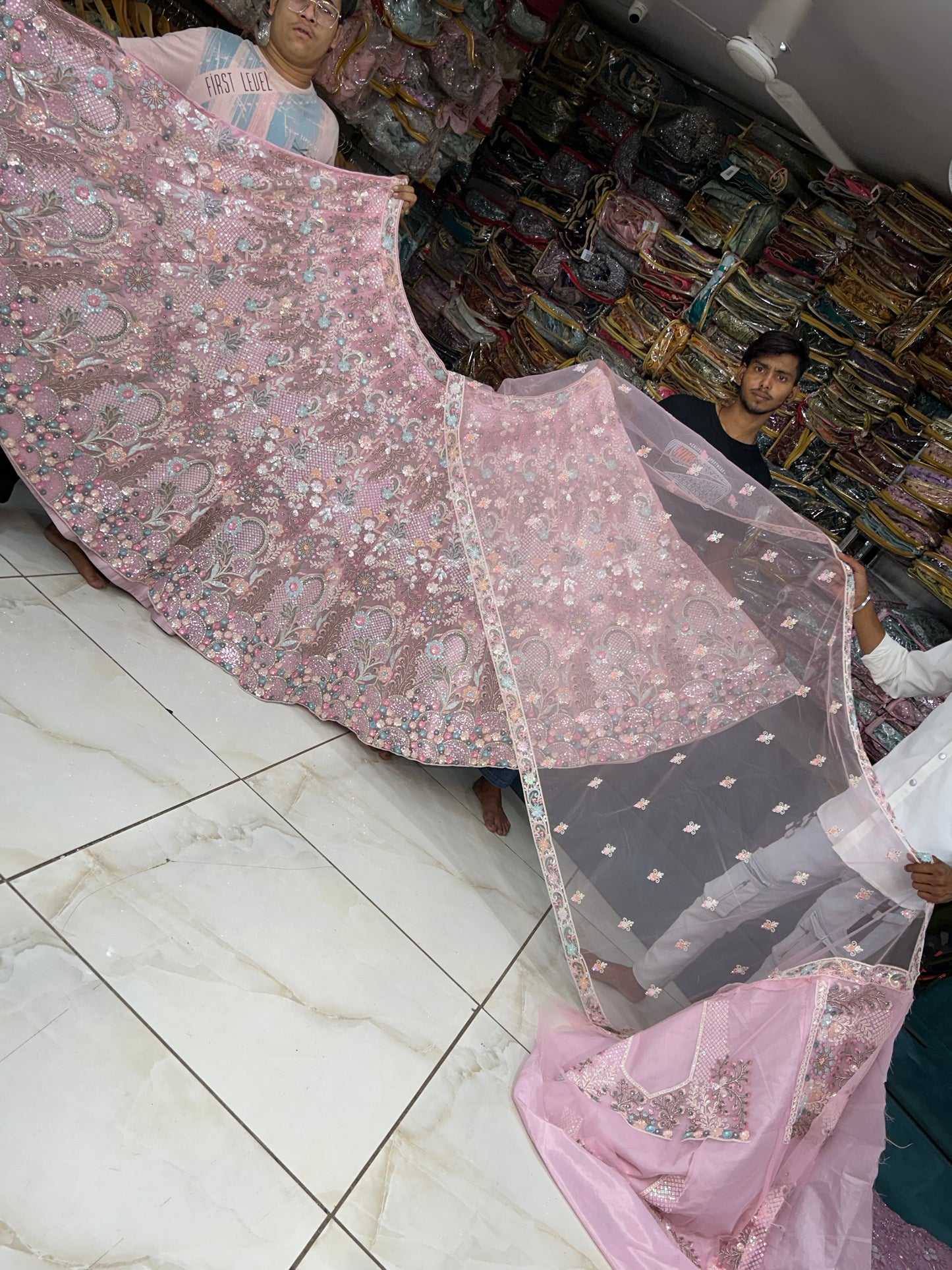 Amazing pink Lehenga Delhi