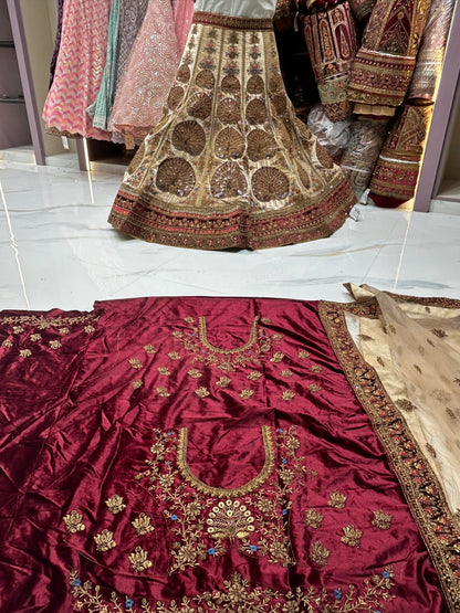 Peacock bridal lehenga