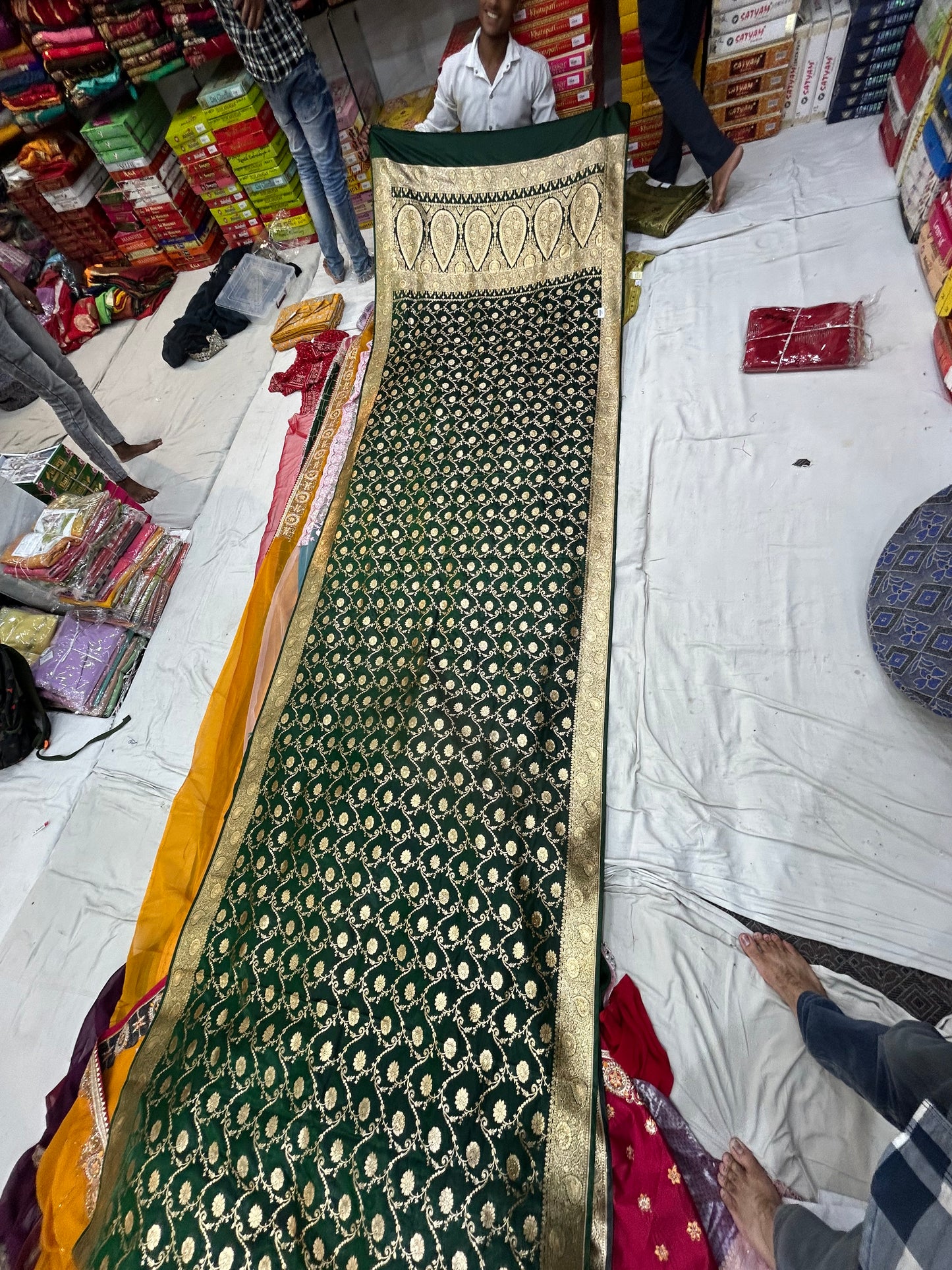 Dreamy green Saree