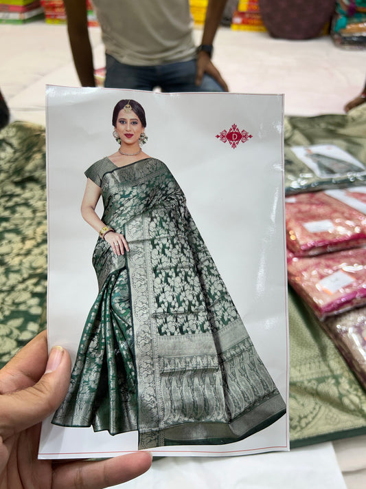 Fabulous green saree