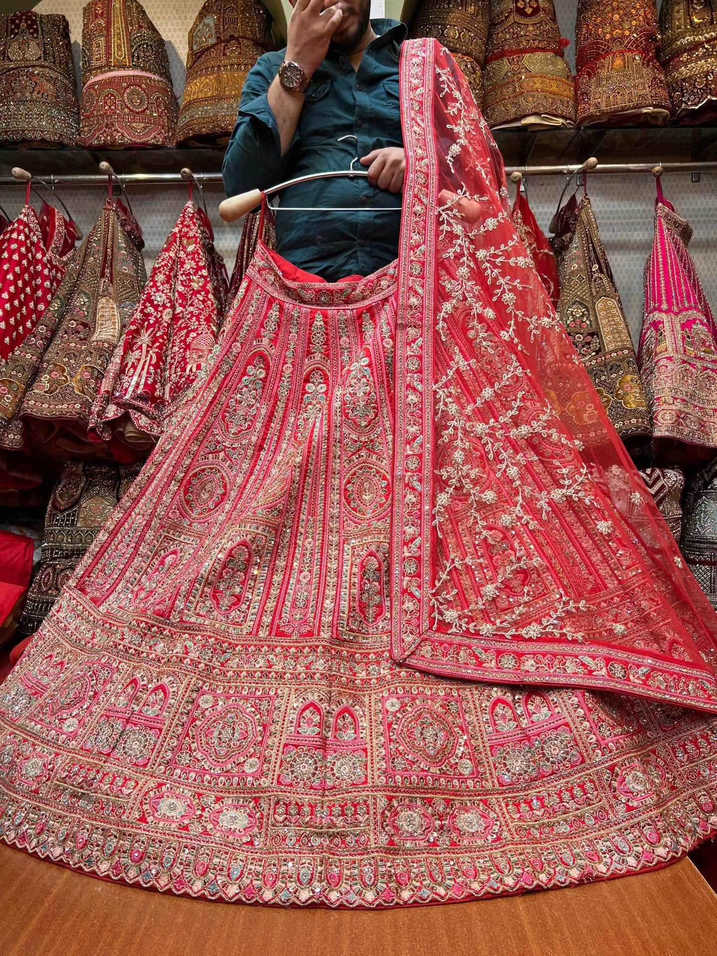 Amazing pink lehenga