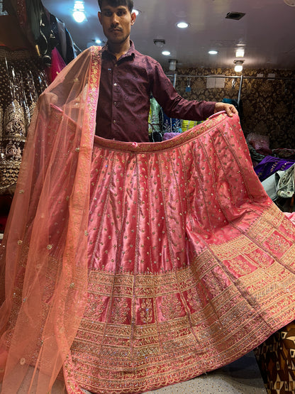 Stylish Pink Lehenga