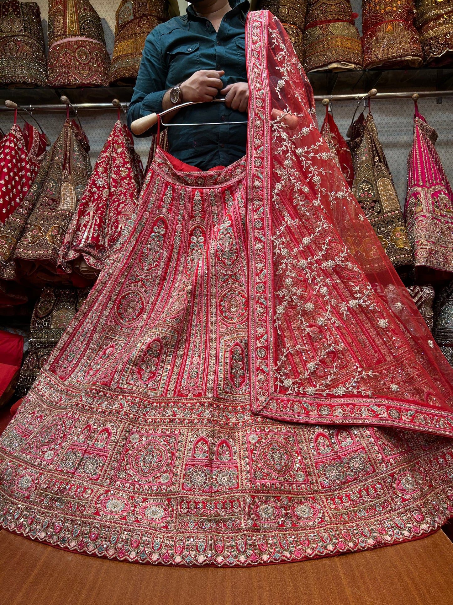 Amazing pink lehenga