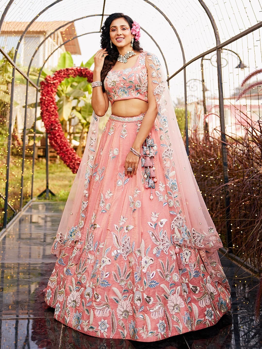 Gorgeous pink lehenga