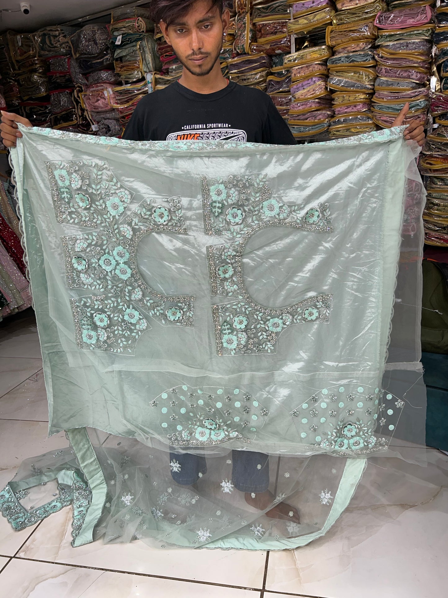 Awesome Green Lehenga Delhi