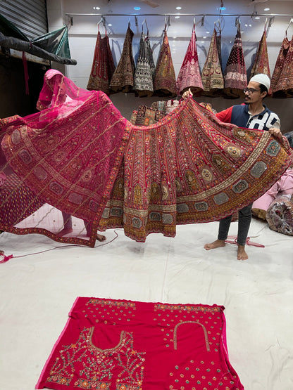 Beautiful dark pink lehenga