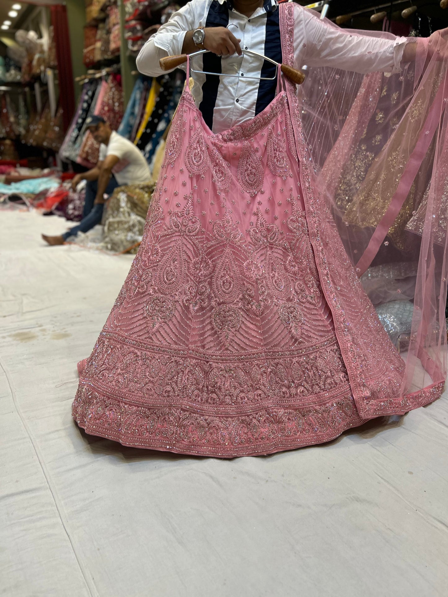 Stunning pink lehenga