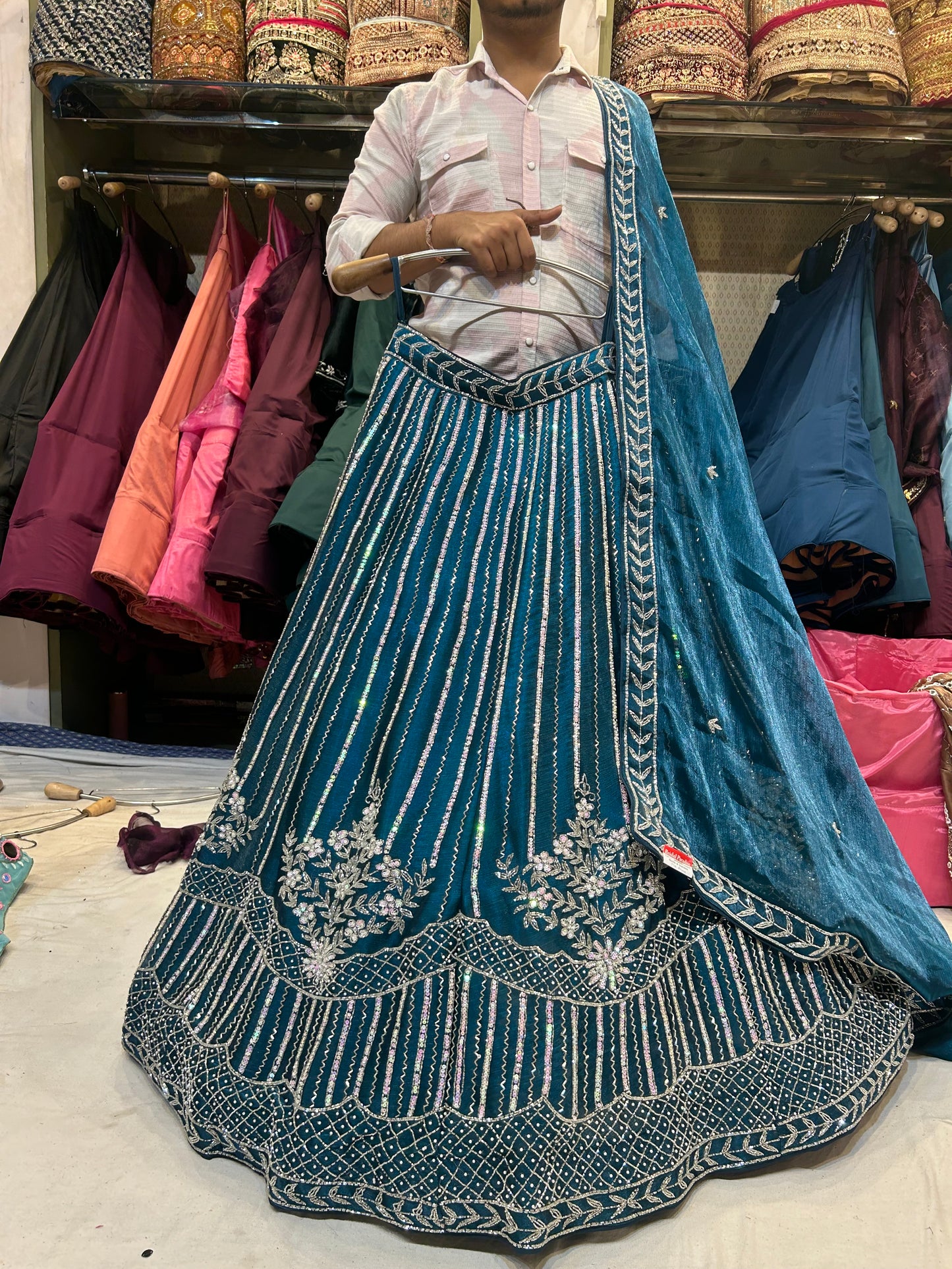 Amazing Blue Lehenga